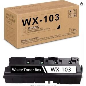 1 Pack, Black Toner Compatible WX-103 (A4NNWY1) WX103 Toner Replacement